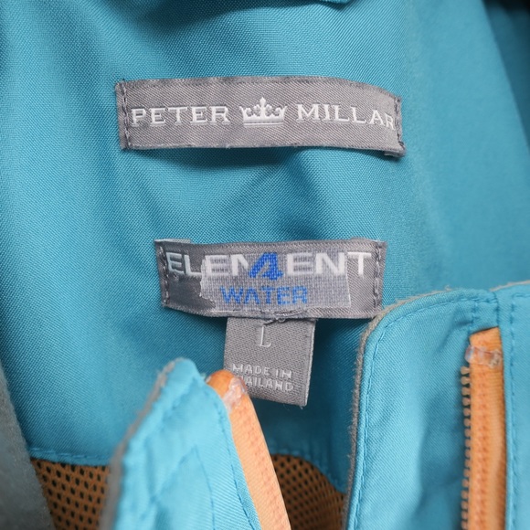 Peter Millar Element 4 Water Full Zip Jacket Mens Large Green Miami Dolphins - Picture 9 of 10